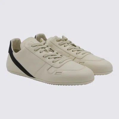 Rick Owens Sneakers Milk-black In Neutral