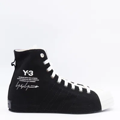 Y-3 Nizza Hi Sneakers In Black