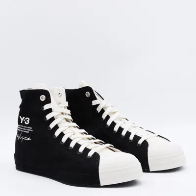 Y-3 Nizza Hi Sneakers In Black
