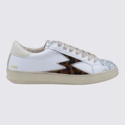 Moaconcept Sneakers White Leopard In White