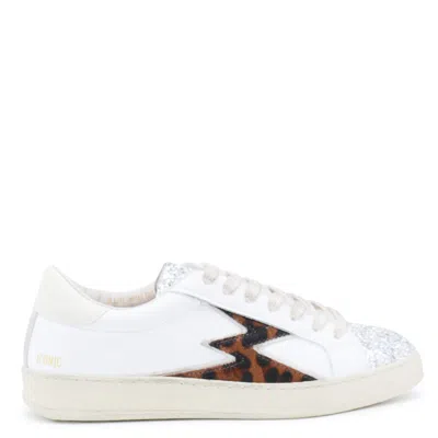 Moaconcept Sneakers White Leopard In White