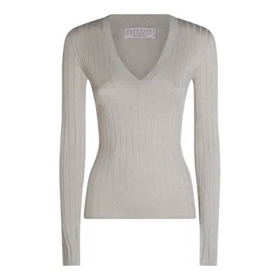 Brunello Cucinelli Sweaters In Gray
