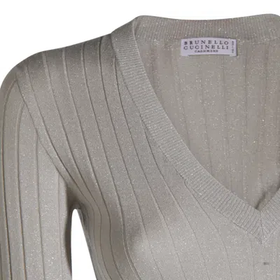 Brunello Cucinelli Sweaters In Gray