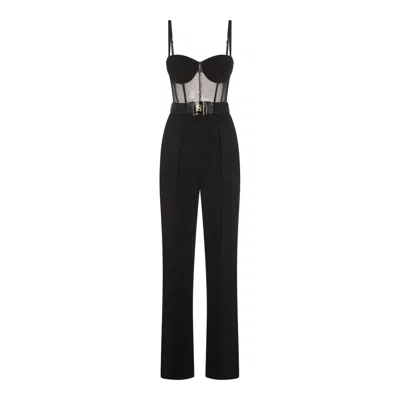 Elisabetta Franchi Sweaters Blacks And Greys In Black