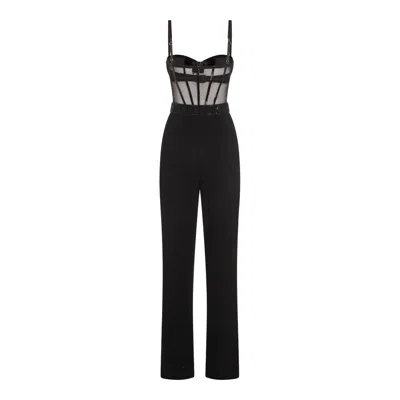 Elisabetta Franchi Sweaters Blacks And Greys In Black