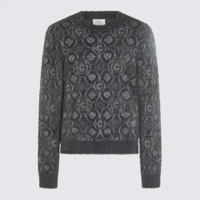 Casablanca Sweaters Blacks And Greys In Blue