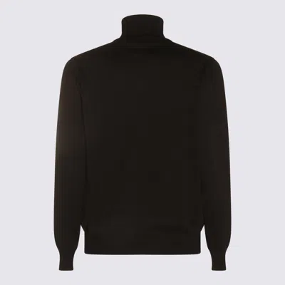 Altea Turtleneck Extrafine Merino Wool Sweater In Black