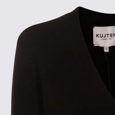 Kujiten Sweaters Blacks And Greys In Black