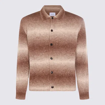 Nn07 Sweaters Camel Stripe In Brown