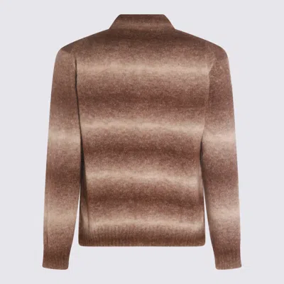 Nn07 Sweaters Camel Stripe In Brown