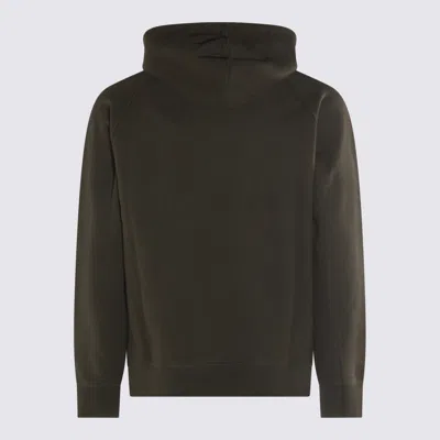 K-way Green Cotton Alban Heavy Fleece Sweatshirt In Green