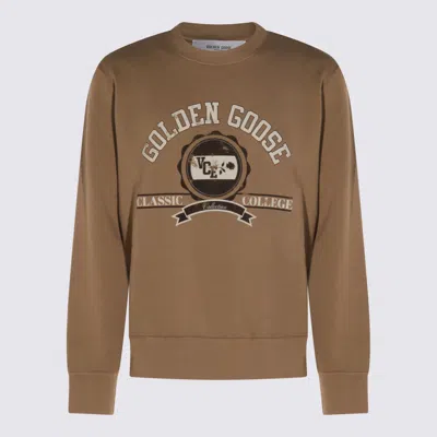 Golden Goose Sweaters Light And Natural In Brown