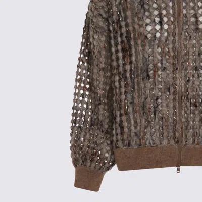 Brunello Cucinelli Sweaters Light And Natural In Brown