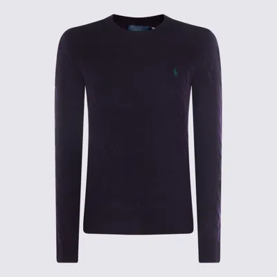 Polo Ralph Lauren Wool And Cashmere Cable-knit Sweater In Black