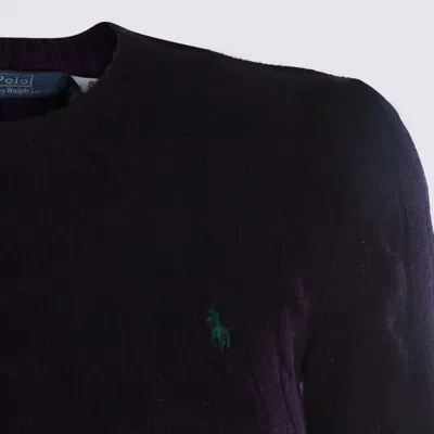 Polo Ralph Lauren Wool And Cashmere Cable-knit Sweater In Black