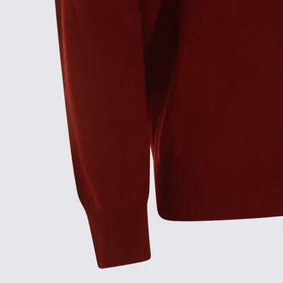Altea Long-sleeve Sweater In Burgundy