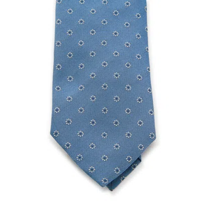Zegna Pointed Tie In Blue