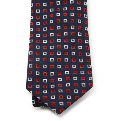 Zegna Ties Blue And Green In Multi