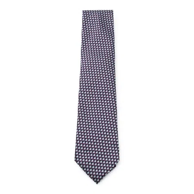Zegna Pointed Tie In Blue