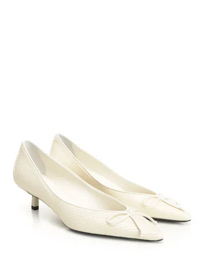 Jacquemus Tourni Décolleté Pumps White In White