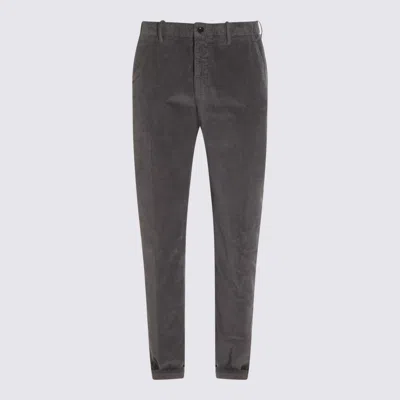 Incotex Casual Trousers With Pockets And Loops In Gray