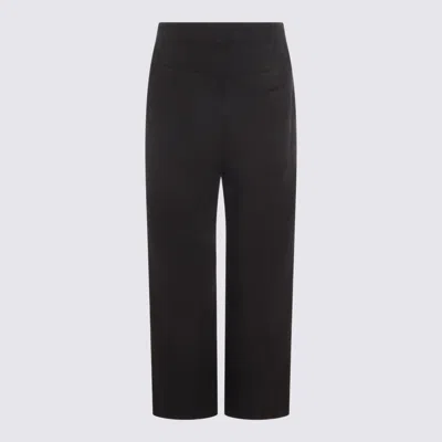 Thom Krom Elasticated-waist Straight-leg Trousers In Black
