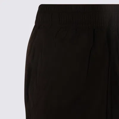 Thom Krom Elasticated-waist Straight-leg Trousers In Black