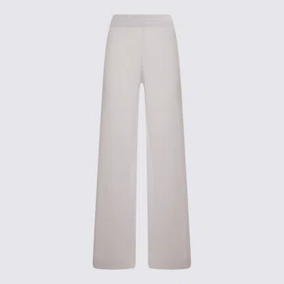 Allude Trousers Blacks And Greys In White