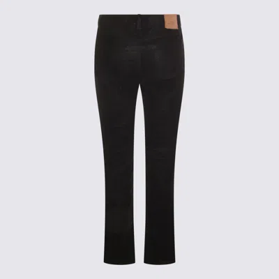 Isabel Marant Étoile Flared High-waisted Belvira Pants With Classic Five-pocket Style In Black