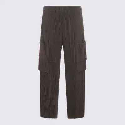 Issey Miyake Trousers Blacks And Greys In Black