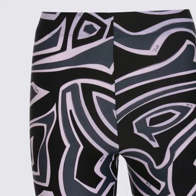 Pucci Trousers Blacks And Greys In Black