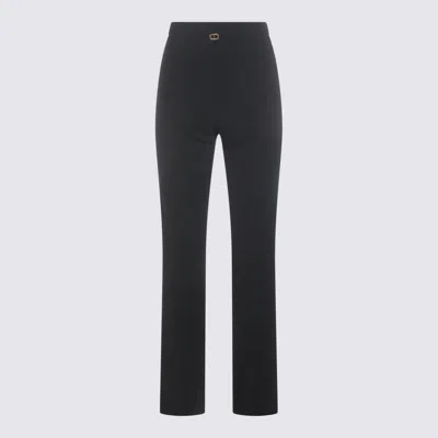 Twinset Pantalone Vita Alta Tecno Nero