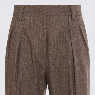 Antonelli Trousers Brown In Brown