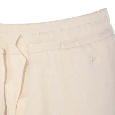 Jil Sander Elasticated Drawstring Sweatpants In Neutral