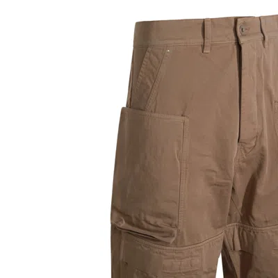 Rick Owens Drkshdw Trousers Dirty Pearl In Brown