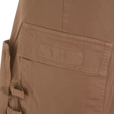 Rick Owens Drkshdw Trousers Dirty Pearl In Brown