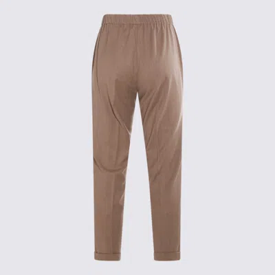 Antonelli Trousers Light And Natural In Brown