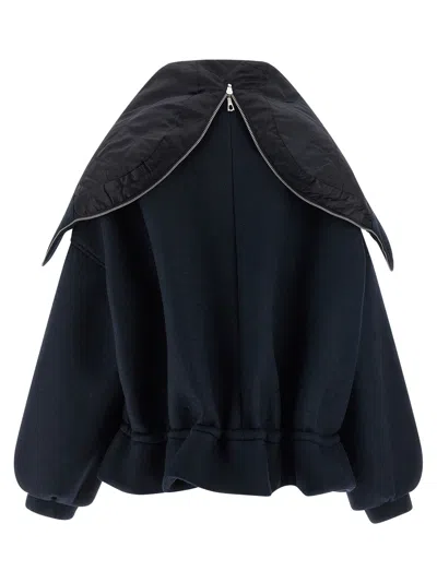 Dries Van Noten Long-sleeved Casual Jacket In Blue