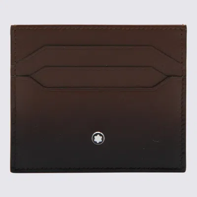 Montblanc Leather Cardholder In Brown