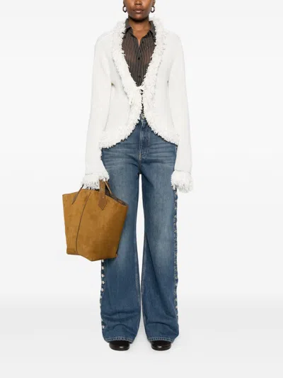 Stella Mccartney Loose Fit Denim Trousers In Blue