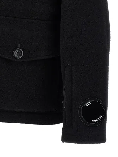 C.p. Company C. P. Company Wool Jacket In Black