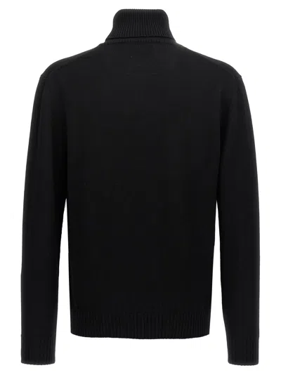 Ballantyne Wool Turtleneck Sweater Sweaters And Cardigans Black In Black