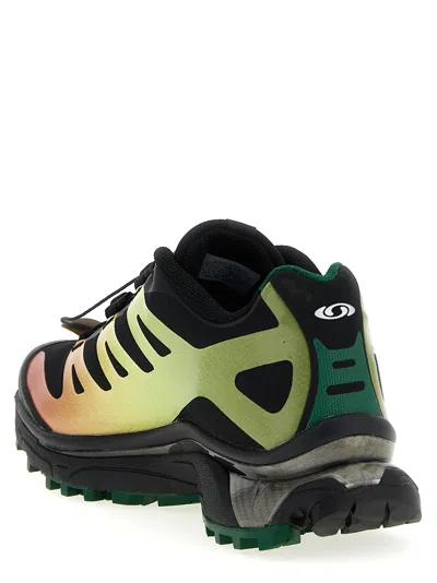 Salomon Round-toe Sneakers With Signature Logo In Multi