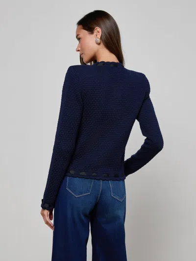 L'agence Astor Cardigan In Black