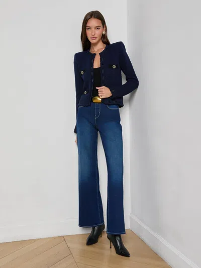 L'agence Astor Cardigan In Black