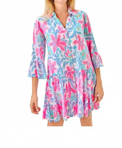 Lilly Pulitzer Diantha Tunic Dress In Beachside Haven In Multi