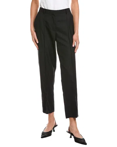 Officine Generale Roxane Fresco Wool Pant In Black
