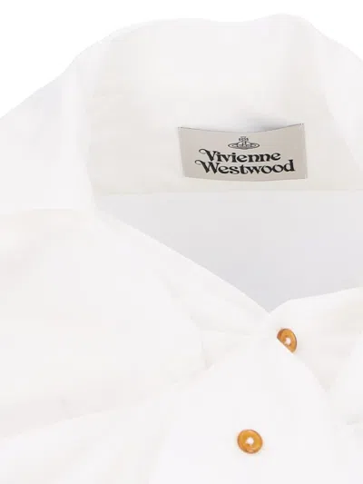 Vivienne Westwood "drunken" Shirt In White