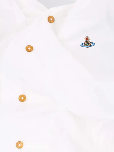 Vivienne Westwood "drunken" Shirt In White
