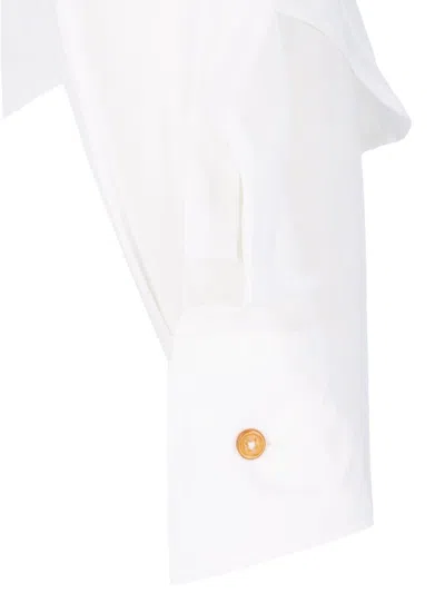 Vivienne Westwood "drunken" Shirt In White